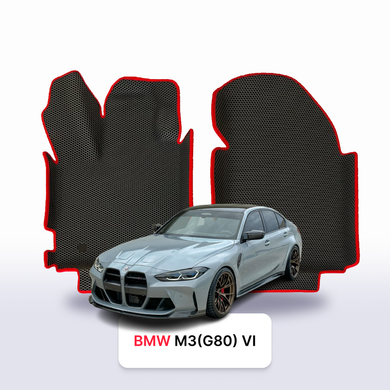 Car mats EVA for BMW M3(G80) 6 gen 2020-2027 year SEDAN
