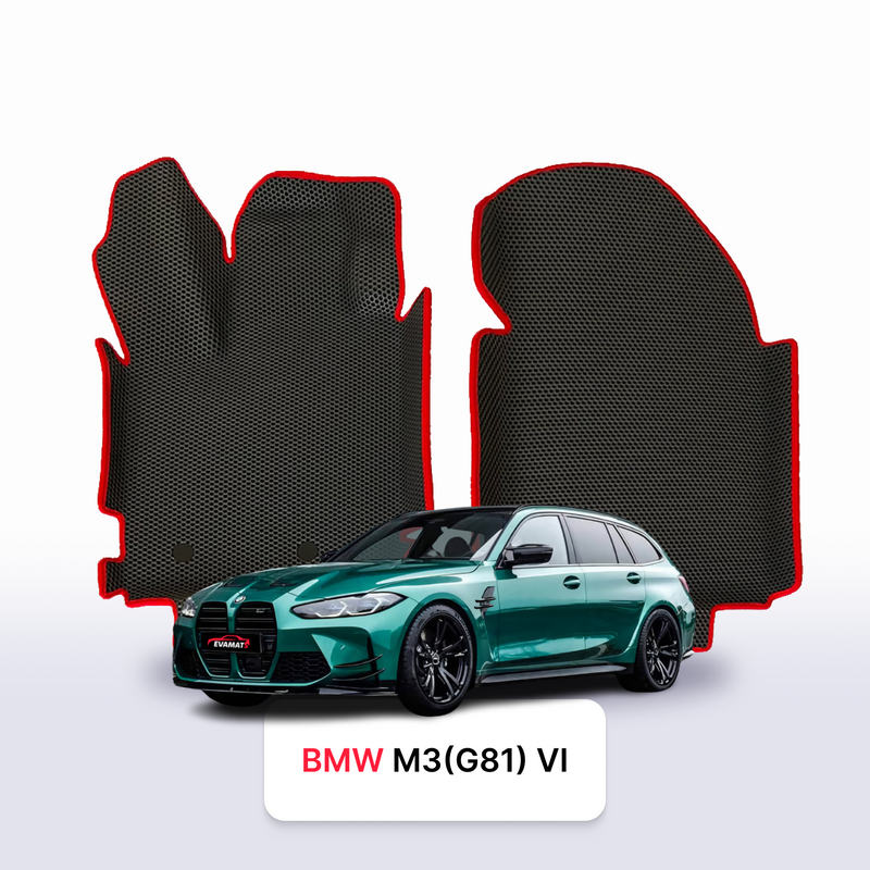 Car mats EVA for BMW M3(G81) 6 gen 2020-2027 year STATION WAGON