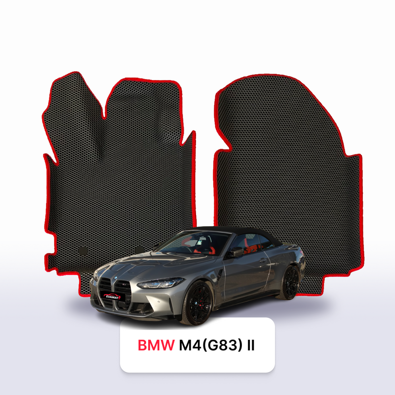 Car mats EVA for BMW M4(G83) 2 gen 2020-2024 year CABRIO