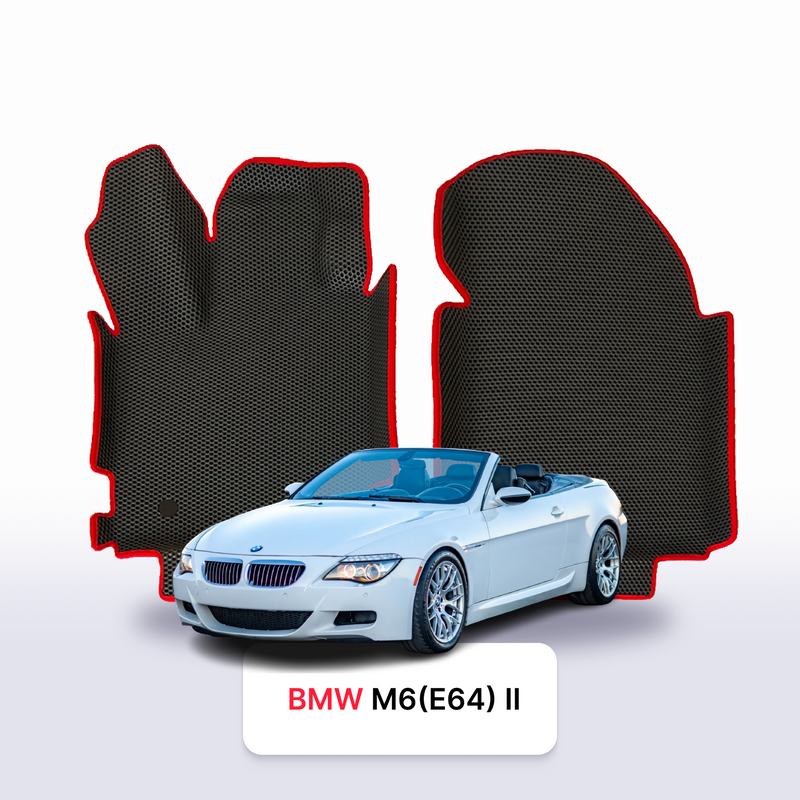Car mats EVA for BMW M6(E64) 2 gen 2005-2011 year CABRIO