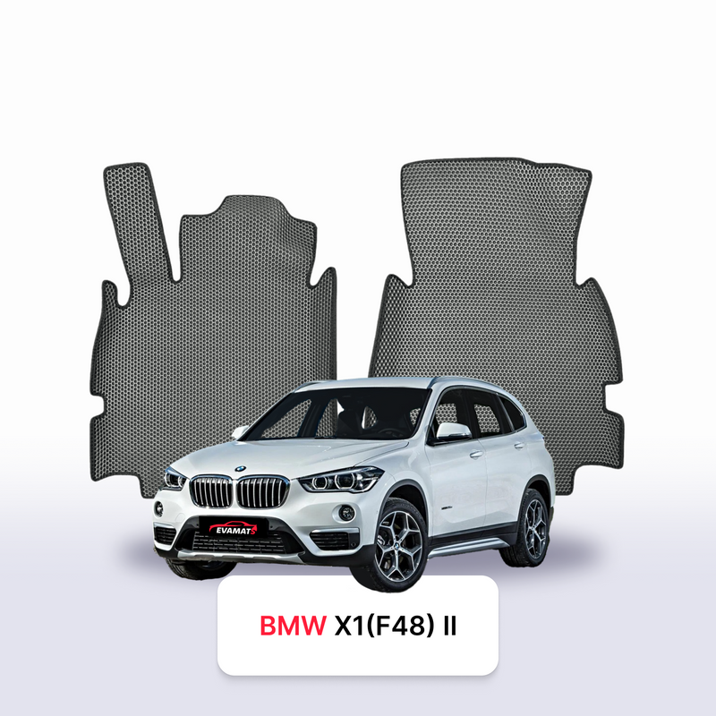 Car mats EVA for BMW X1 (F48) 2 gen 2015-2023 year SUV