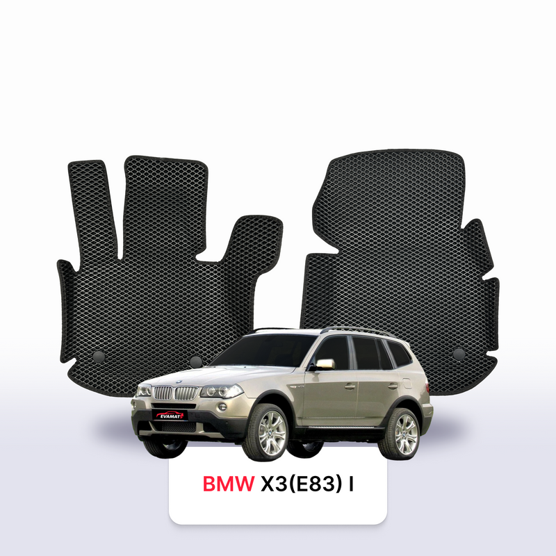 Car mats EVA for BMW X3 (E83) 1 gen 2003-2010 year SUV