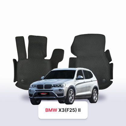 Car mats EVA for BMW X3(F25) 2 gen 2010-2017 year SUV