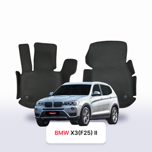 Car mats EVA for BMW X3(F25) 2 gen 2010-2017 year SUV
