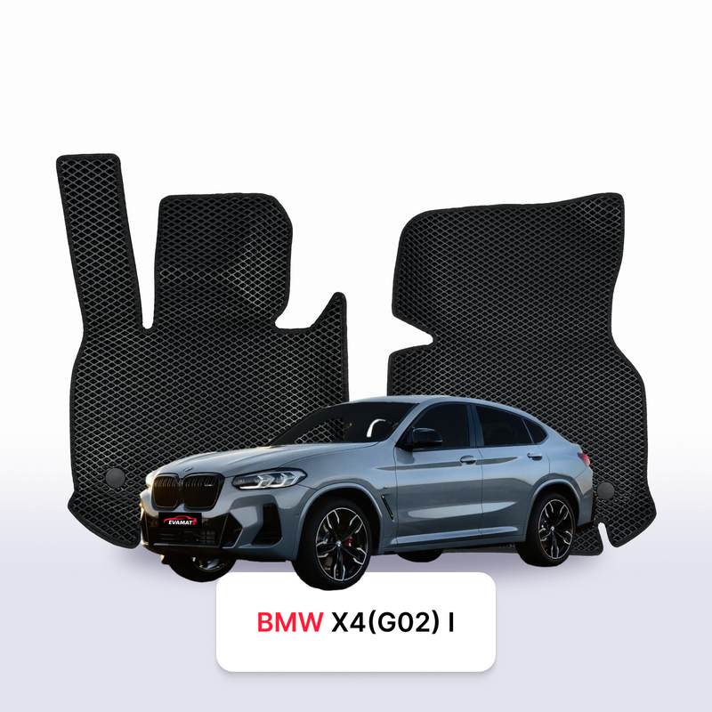 Car mats EVA for BMW X4 (G02) 2 gen 2018-2027 year SUV