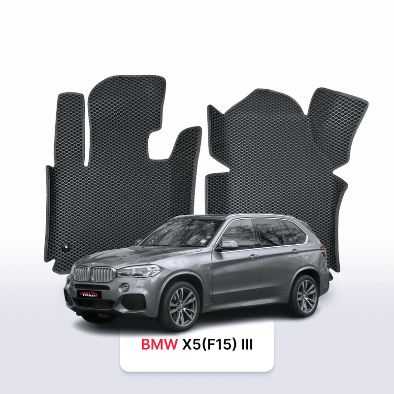 Car mats EVA for BMW X5 (F15) 3 gen 2013-2018 year SUV 7 seater