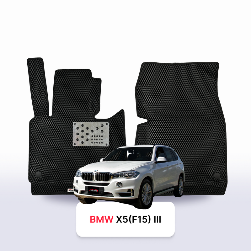 Car mats EVA for BMW X5 (F15) 3 gen 2013-2018 year SUV 5 seater