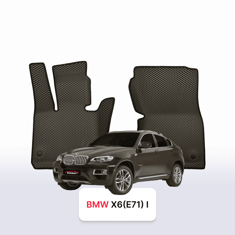 Car mats EVA for BMW X6 (E71) 1 gen 2007-2014 year SUV
