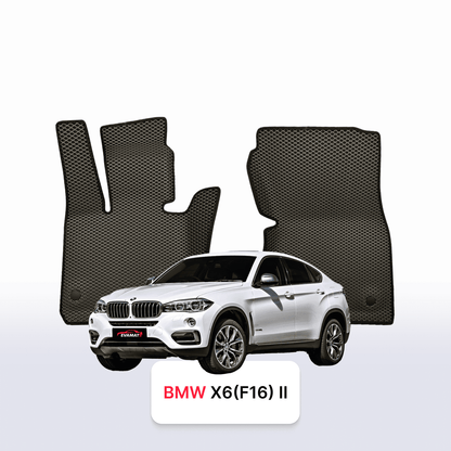 Car mats EVA for BMW X6 (F16) 2 gen 2014-2019 year SUV