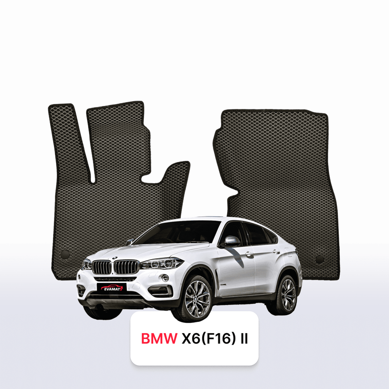 Car mats EVA for BMW X6 (F16) 2 gen 2014-2019 year SUV