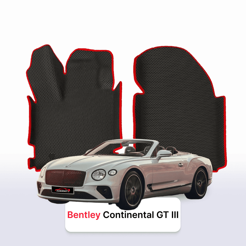 Car mats EVA for Bentley Continental GT 3 gen 2017-2028  year CABRIO