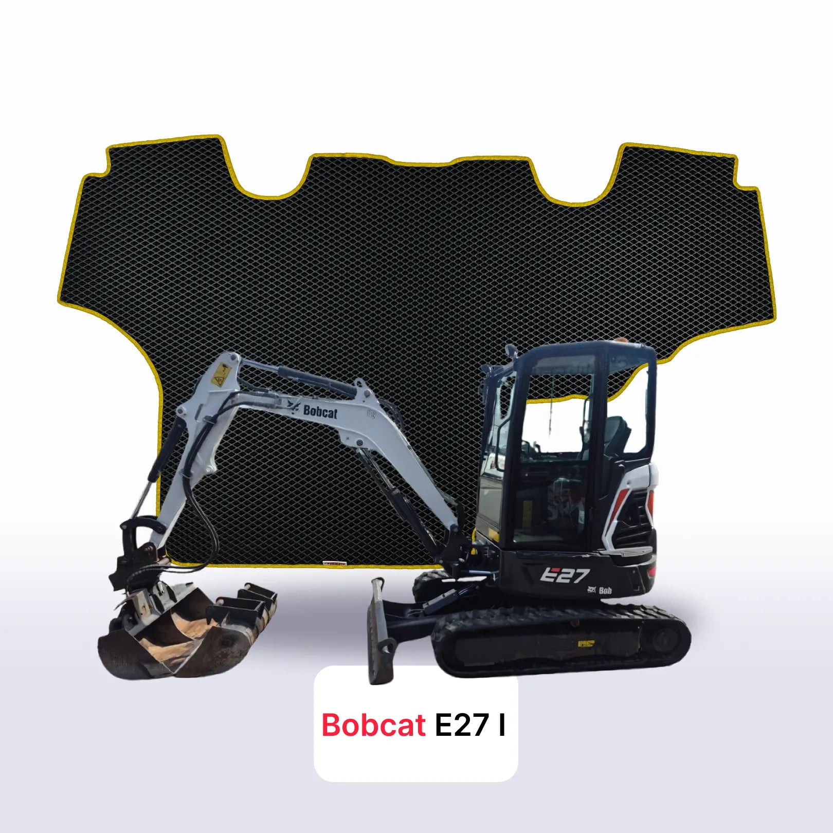 Car mats EVA for Bobcat E27 1 gen 2018-2028 year DIGGER
