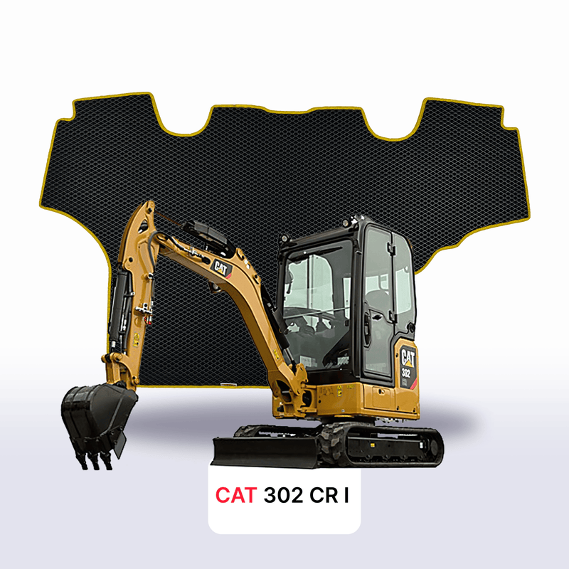 Car mats EVA for CAT 302 CR 1 gen 2019-2023 year DIGGER