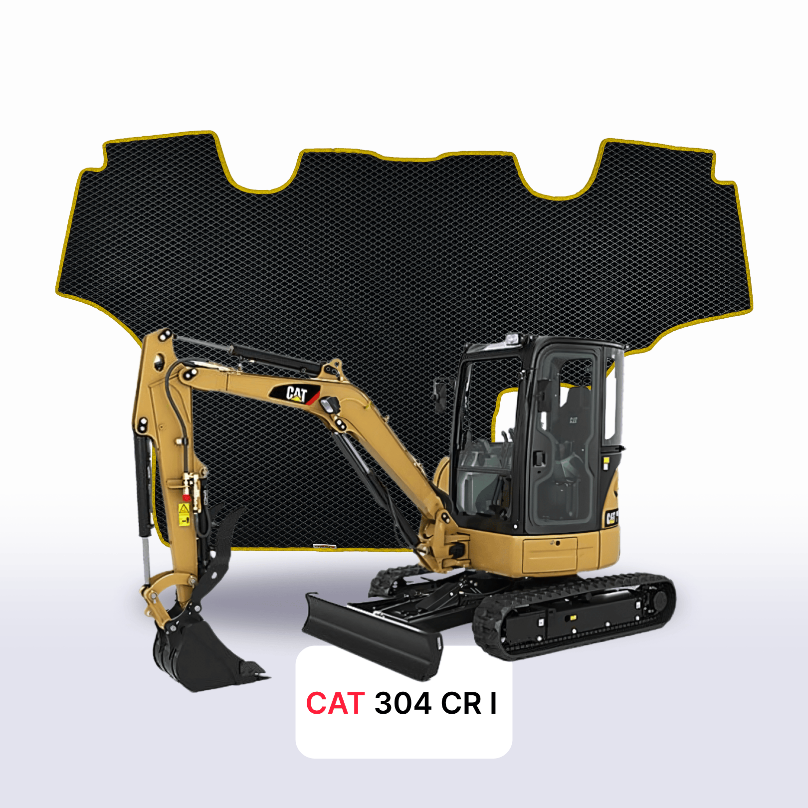 Tapis de voiture EVA pour CAT 304 CR 1 gen 2002-2006 année DIGGER