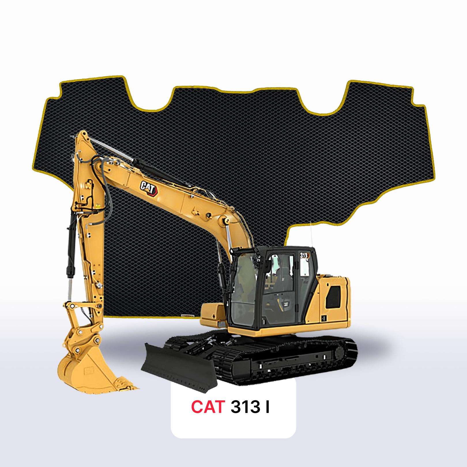 Tapis de voiture EVA pour CAT 313 1 génération 2007-2023 année DIGGER