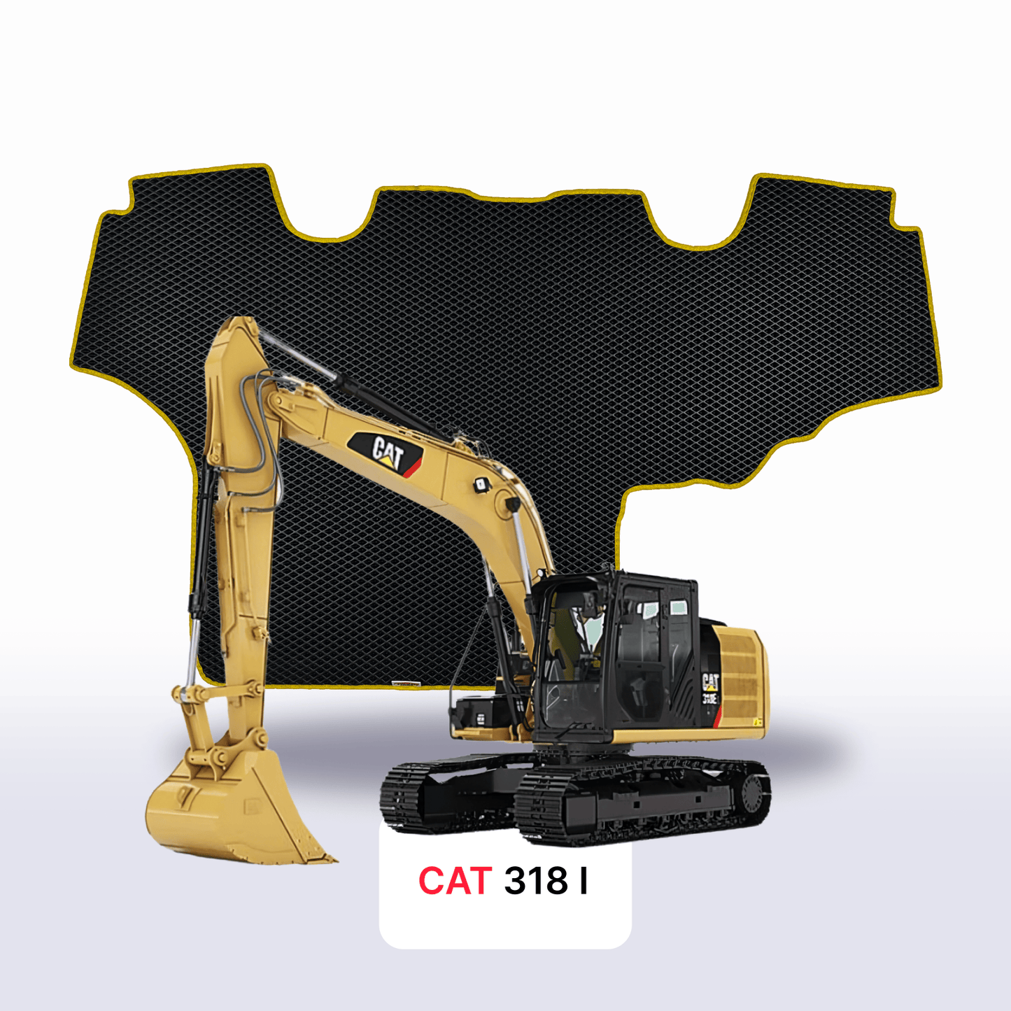 Tapis de voiture EVA pour CAT 318 1 gen 2007-2023 année DIGGER