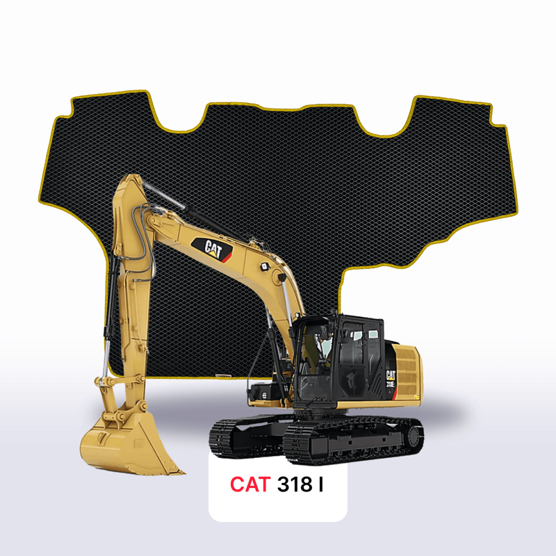 Car mats EVA for CAT 318 1 gen 2007-2025 year DIGGER