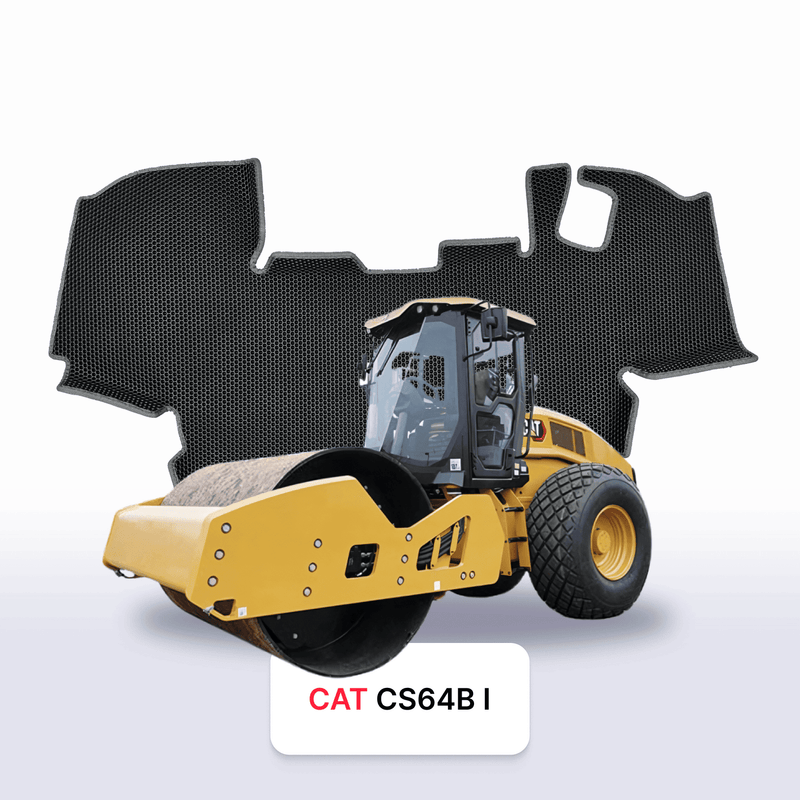 Car mats EVA for CAT CS64B 1 gen 2013-2020 year ROAD ROLLER