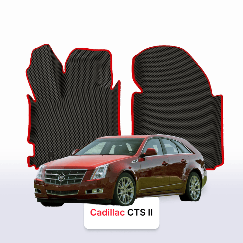 Car mats EVA for Cadillac CTS 2 gen 2007-2014 year STATION WAGON