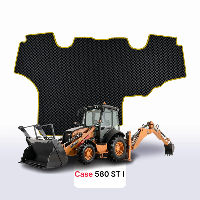 Car mats EVA for Case 580 st 1 gen 2012-2028 year DIGGER