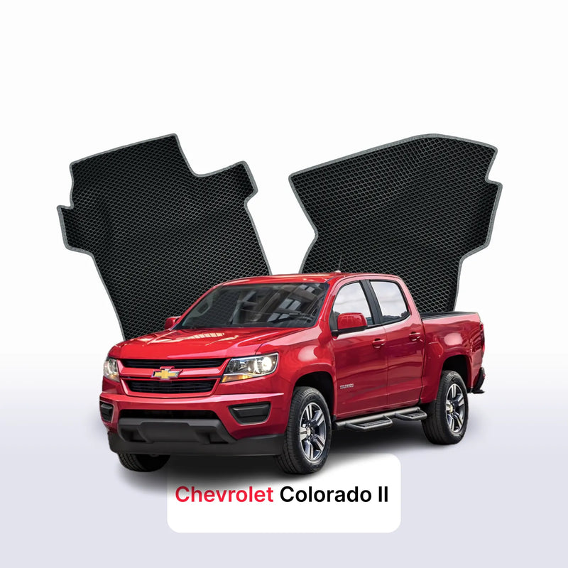 Car mats EVA for Chevrolet Colorado 2 gen 2011-2024 year PICK-UP z double cabin