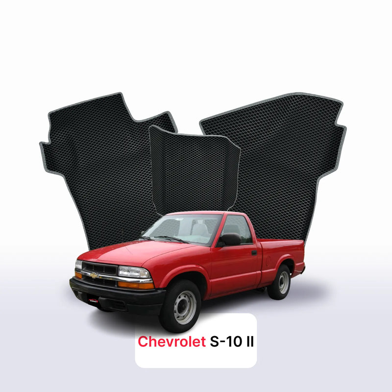 Car mats EVA for Chevrolet S-10 2 gen 1993-2004 year Pick-Up single cabin