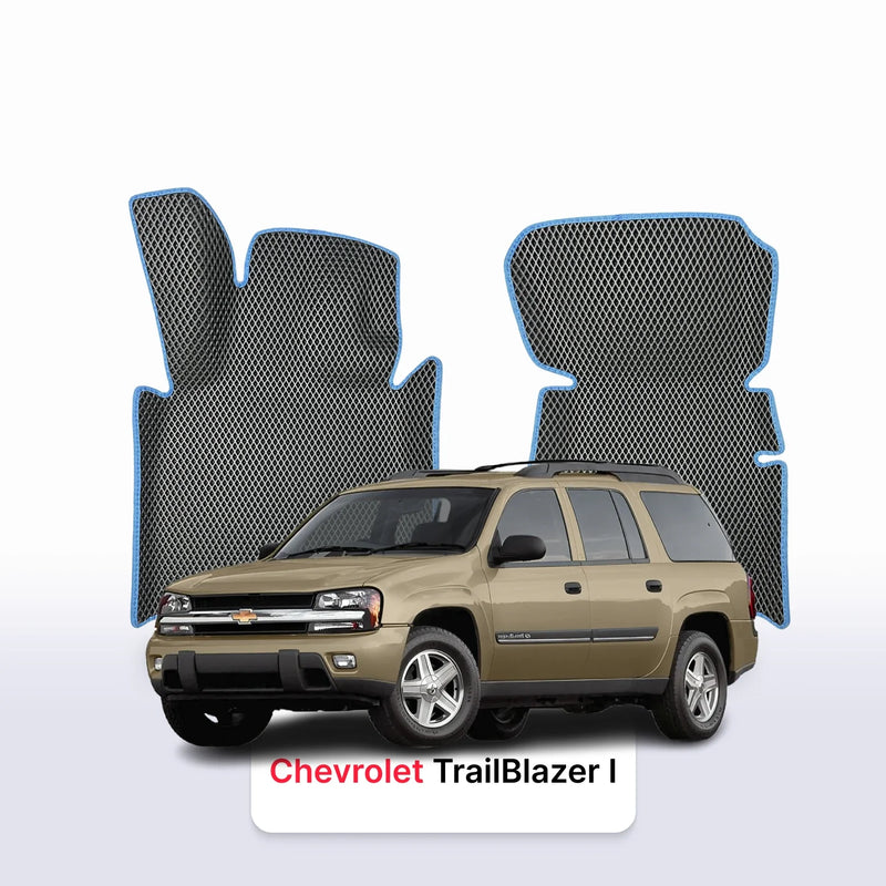 Car mats EVA for Chevrolet TrailBlazer 1 gen 2001-2008 year SUV