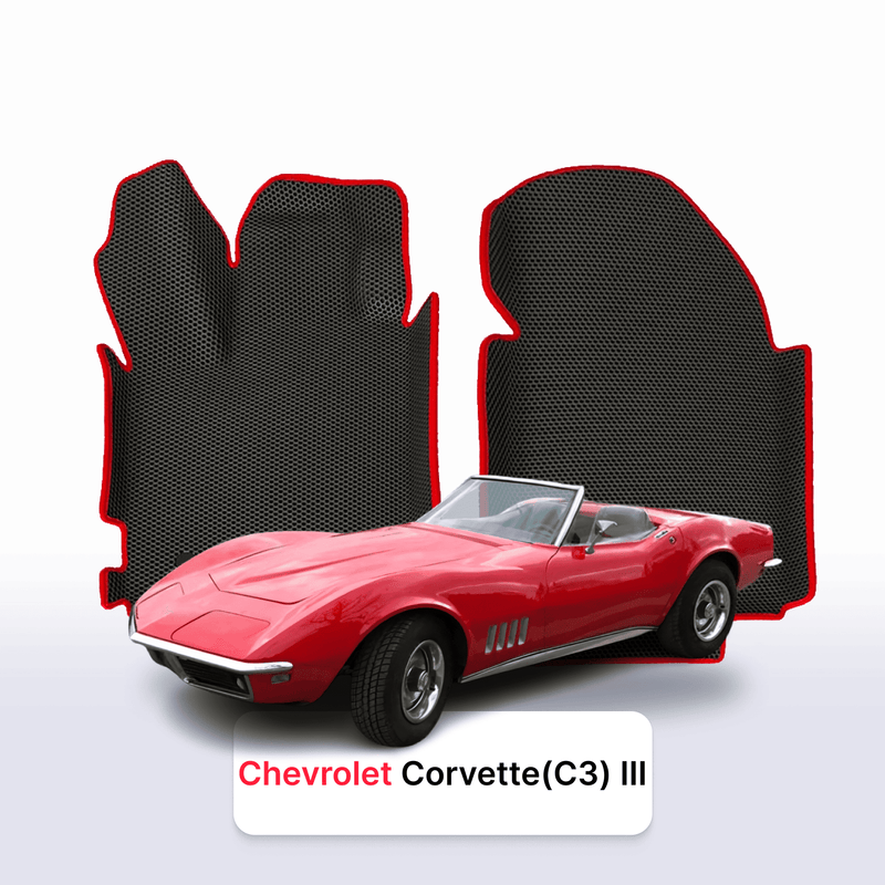 Car mats EVA for Chevrolet Corvette(C3) 3 gen 1967-1982 year ROADSTER