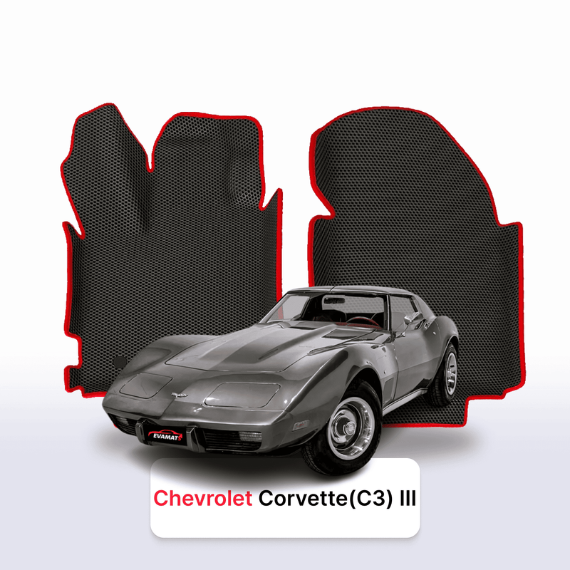 Car mats EVA for Chevrolet Corvette(C3) 3 gen 1967-1982 year TARGA