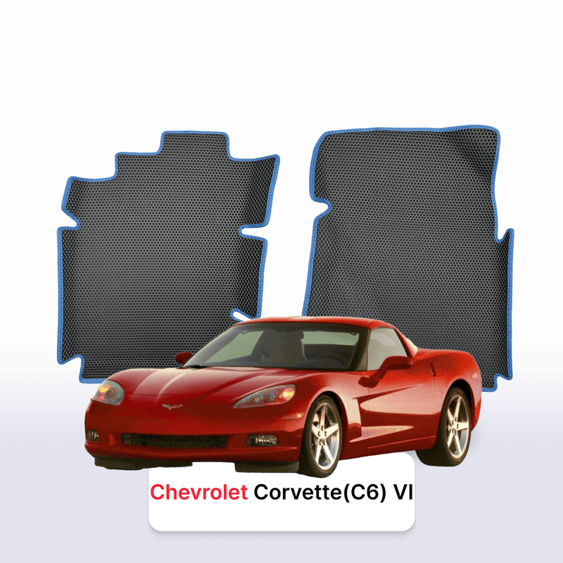 Car mats EVA for Chevrolet Corvette(C6) 6 gen 2004-2014 year COUPE