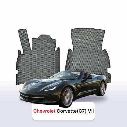 Car mats EVA for Chevrolet Corvette(C7) 7 gen 2013-2019 year CABRIO