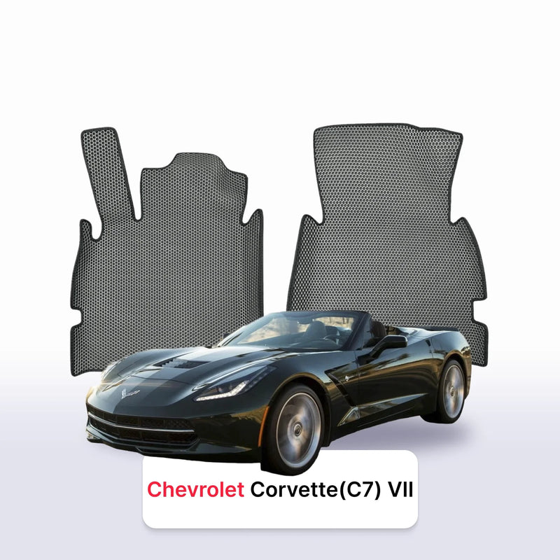 Car mats EVA for Chevrolet Corvette(C7) 7 gen 2013-2019 year CABRIO