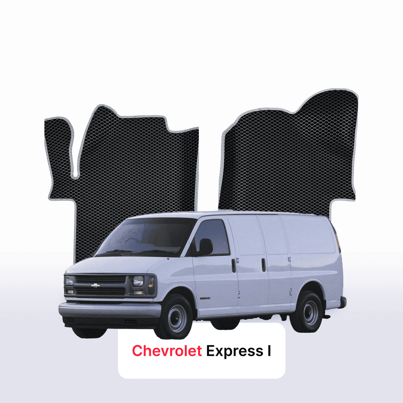 Car mats EVA for Chevrolet Express 1 gen 1995-2002 year VAN