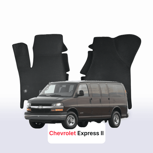Tapis de voiture EVA pour Chevrolet Express 2 gen 2002-2023 année MINIVAN