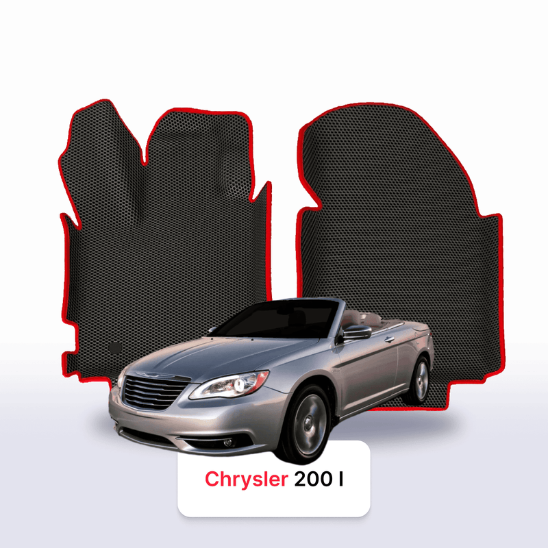 Car mats EVA for Chrysler 200 1 gen 2010-2014 year CABRIO