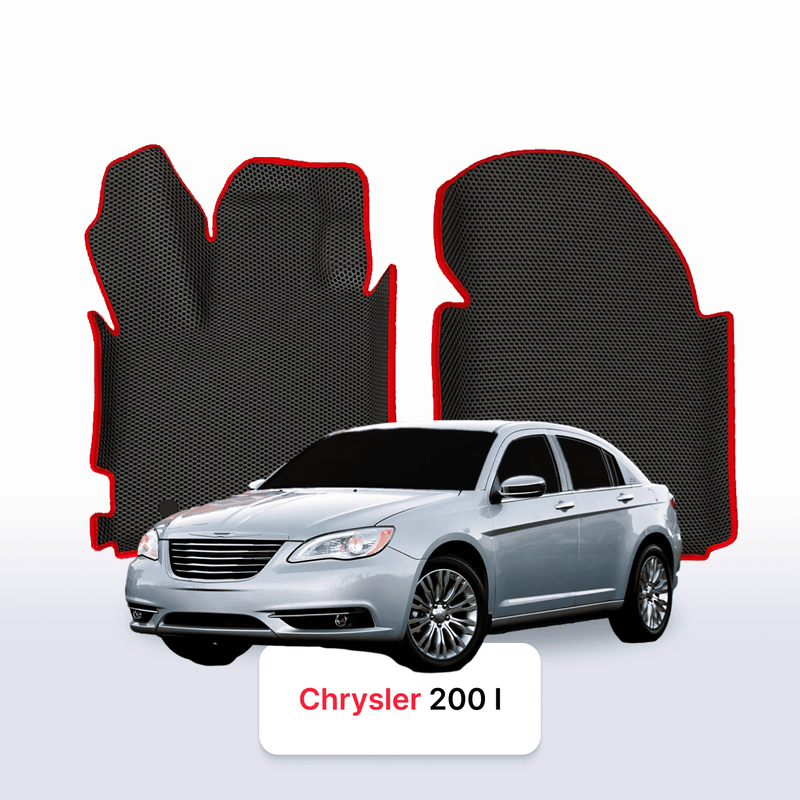 Car mats EVA for Chrysler 200 1 gen 2010-2014 year SEDAN