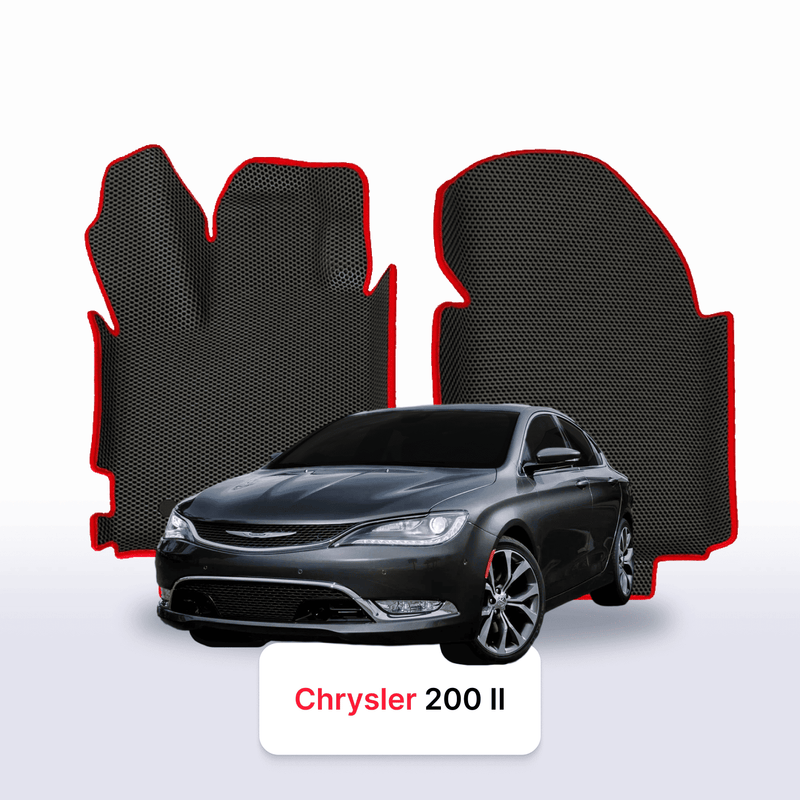 Car mats EVA for Chrysler 200 2 gen 2014-2017 year SEDAN