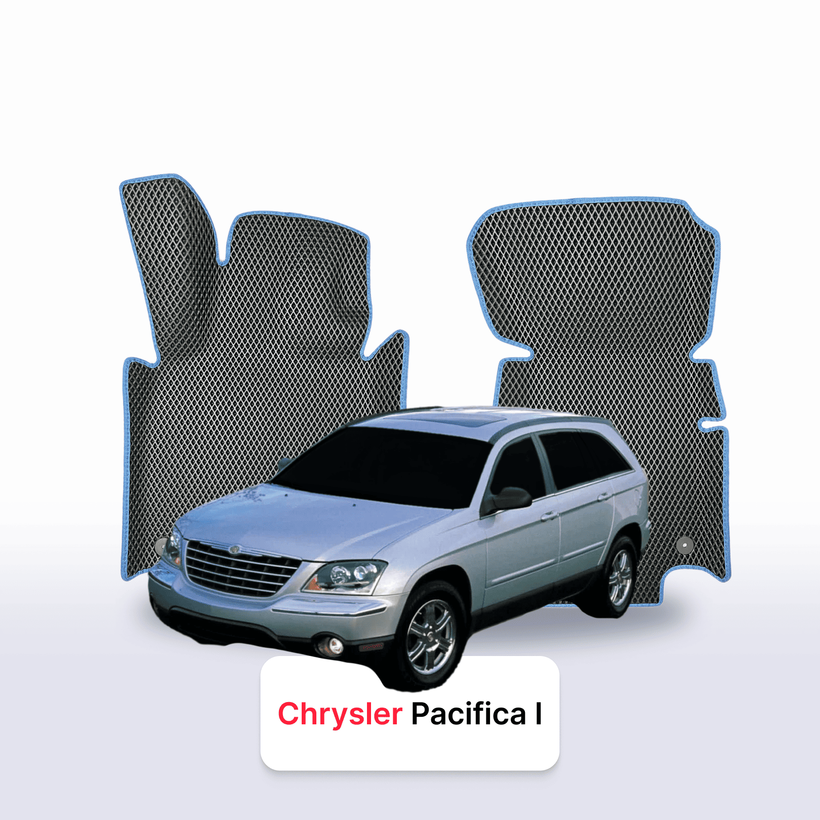 Car mats EVA for Chrysler Pacifica(CS) 1 gen 2003-2008 year SUV