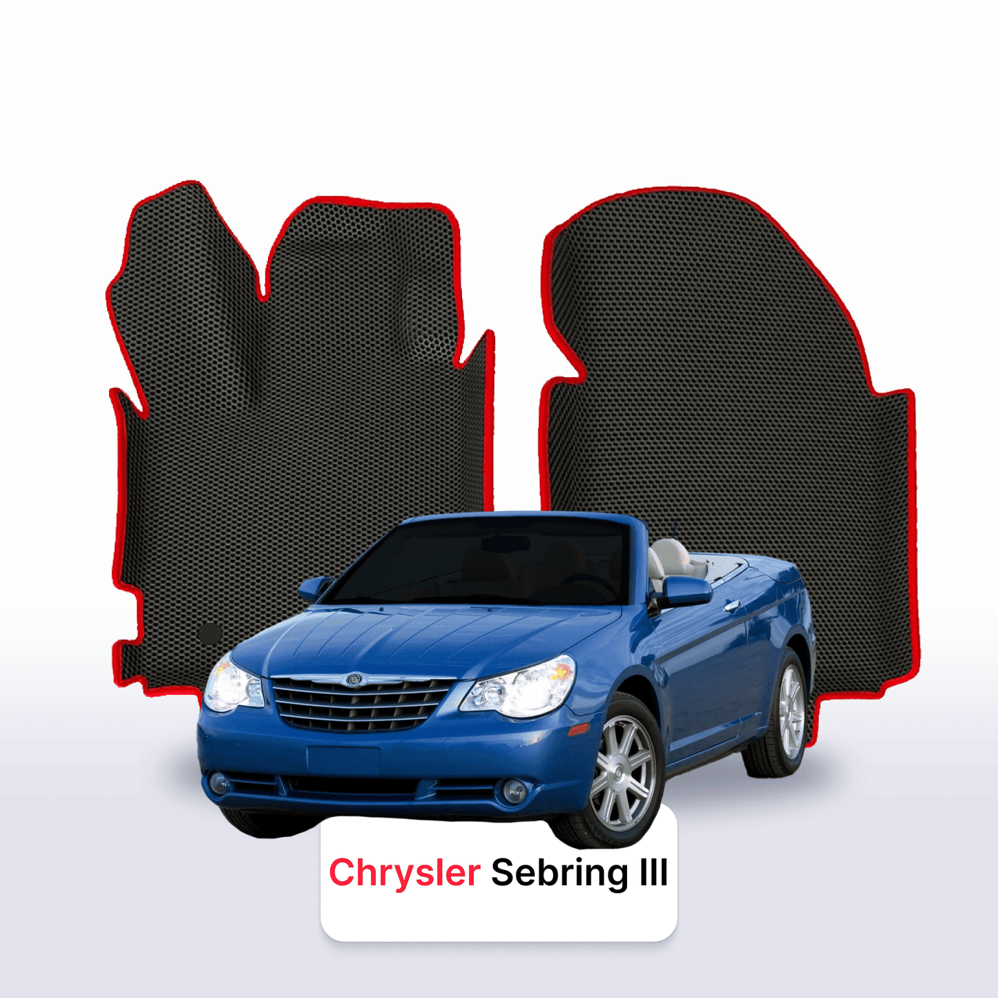 Car mats EVA for Chrysler Sebring 3 gen 2006-2010 year CABRIO