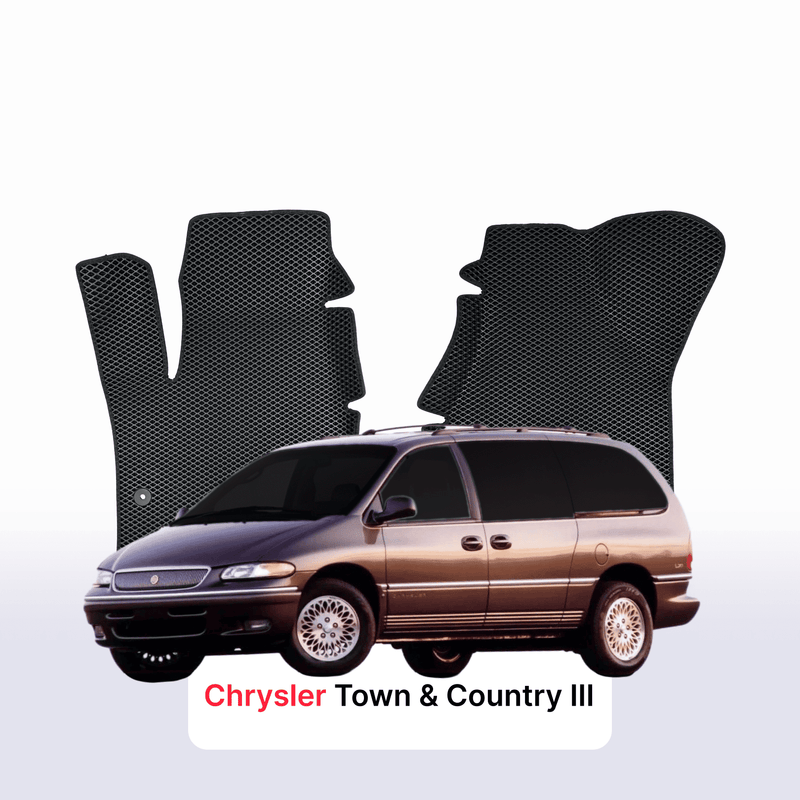 Car mats EVA for Chrysler Town & Country 3 gen 1995-2000 year MINIVAN