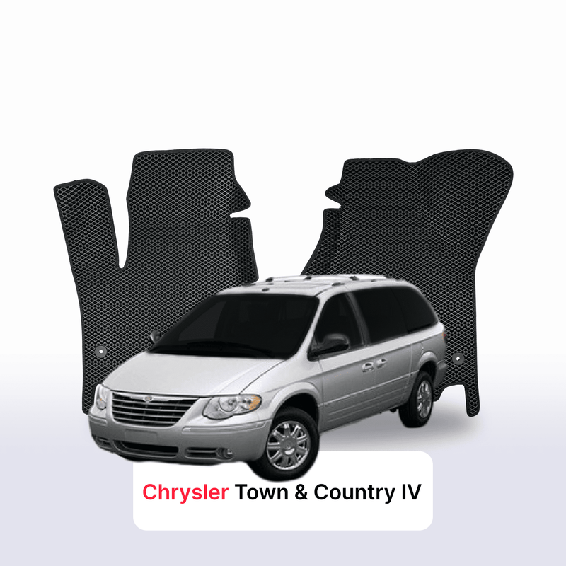 Car mats EVA for Chrysler Town & Country 4 gen 2000-2007 year MINIVAN