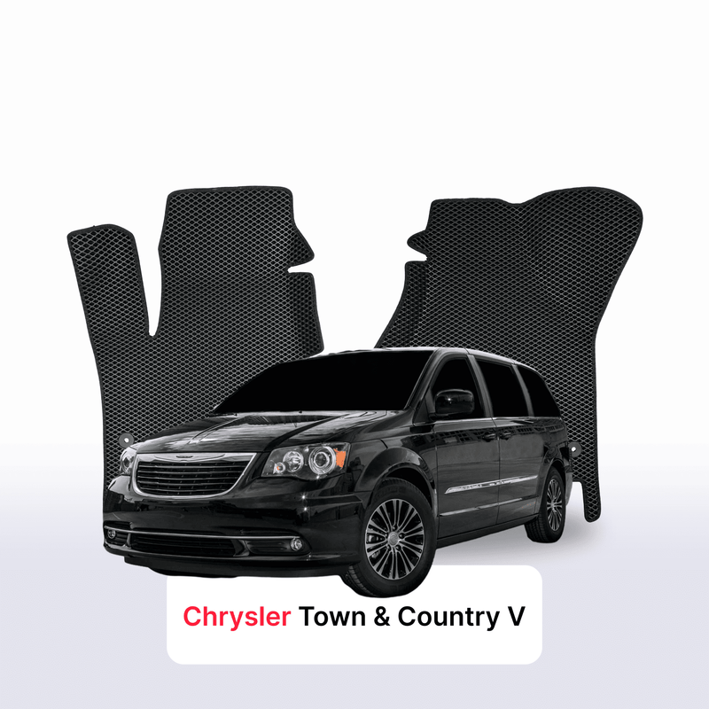 Car mats EVA for Chrysler Town & Country 5 gen 2007-2016 year MINIVAN