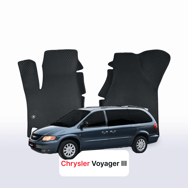 Car mats EVA for Chrysler Voyager 3 gen 1995-2001 year MINIVAN