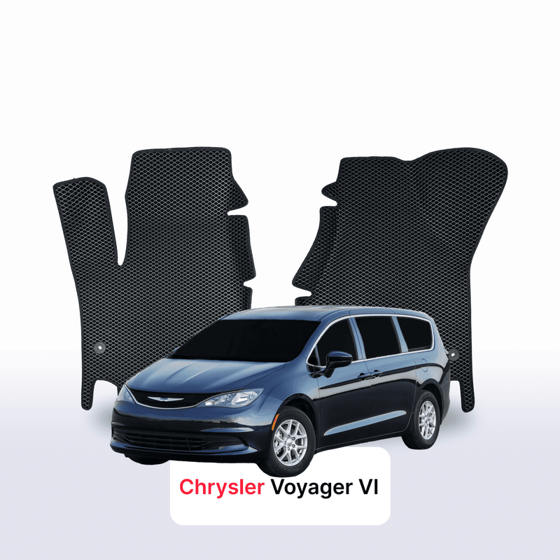 Car mats EVA for Chrysler Voyager 6 gen 2019-2028 year MINIVAN