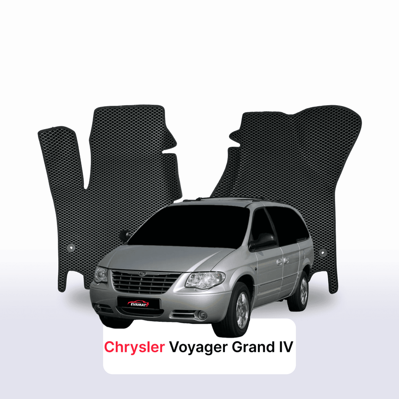 Car mats EVA for Chrysler Grand Voyager 4 gen 2000-2008 year MINIVAN