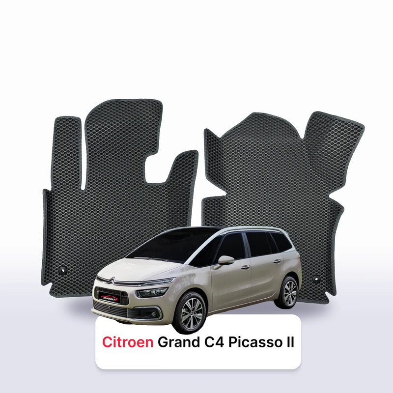 Car mats EVA for Citroen Grand C4 Picasso 2 gen 2013-2018 year MINIVAN