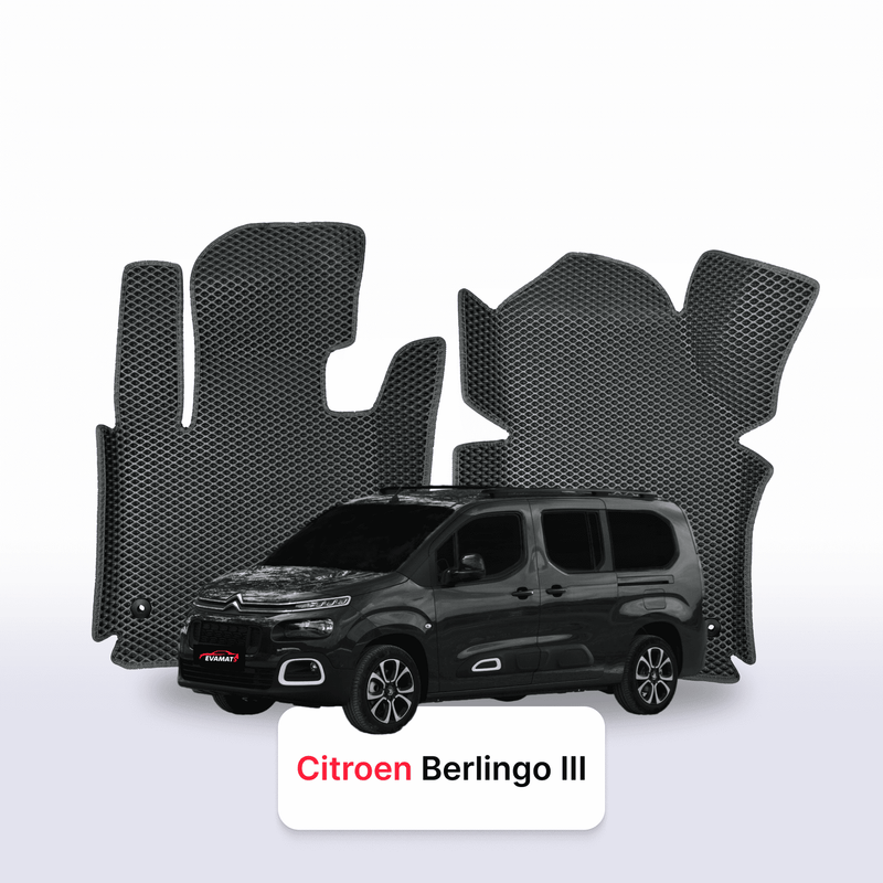 Car mats EVA for Citroen Berlingo 3 gen 2018-2028 year MINIVAN LONG