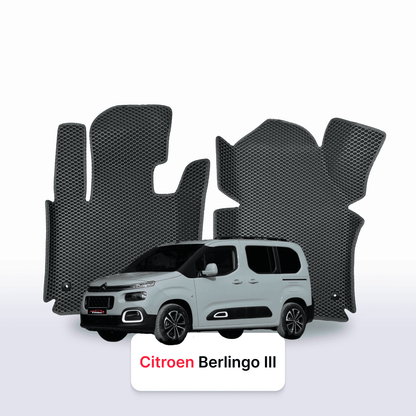 Car mats EVA for Citroen Berlingo 3 gen 2018-2028 year MINIVAN SHORT