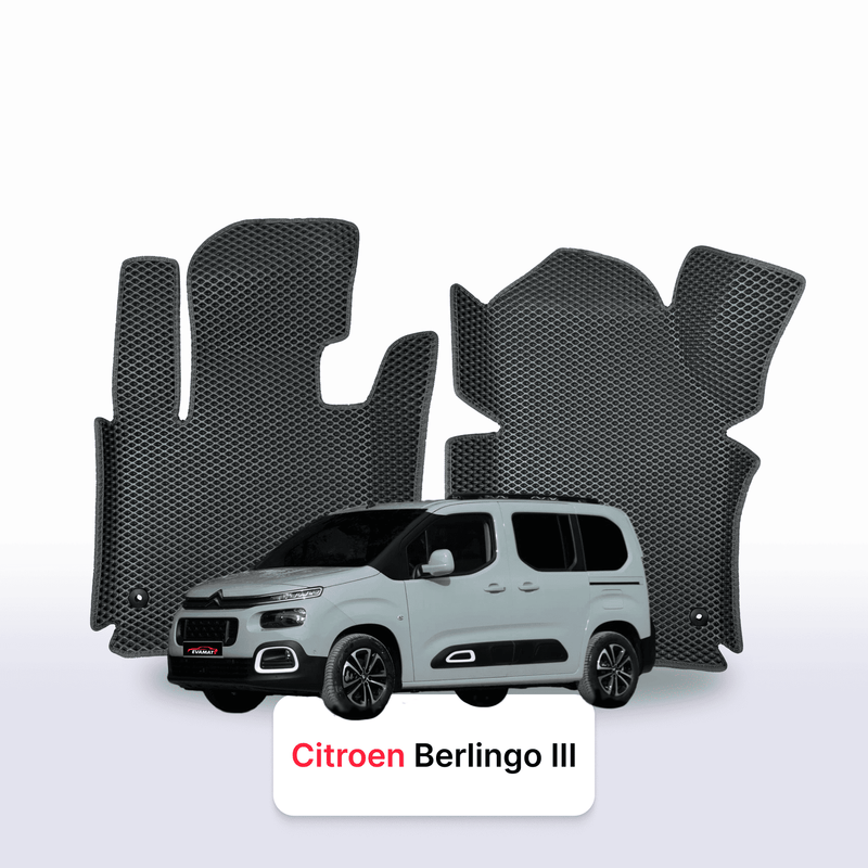 Car mats EVA for Citroen Berlingo 3 gen 2018-2028 year MINIVAN SHORT