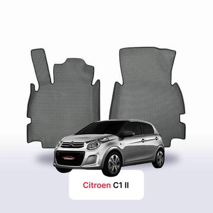 Car mats EVA for Citroen C1 2 gen 2014-2022 year HATCHBACK 5 door